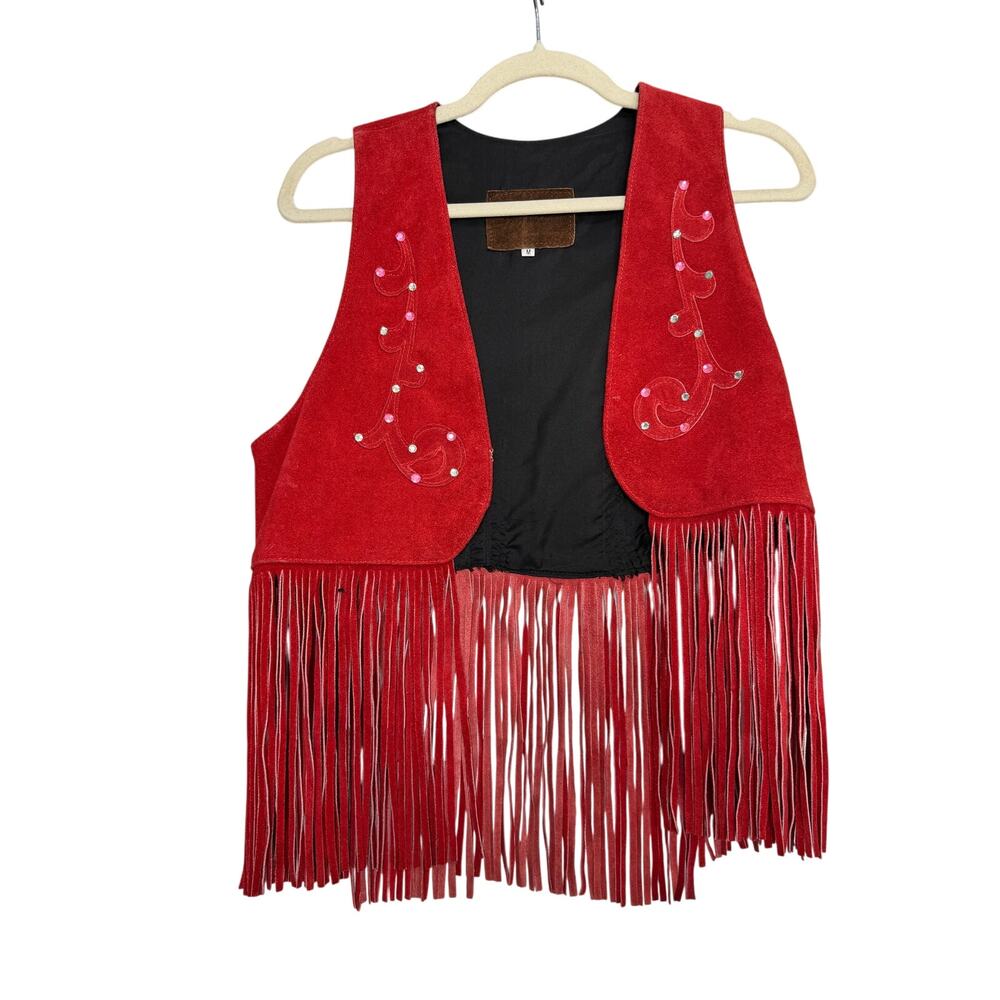 Vintage Lot of 4 Ben Kalton Fringe Leather Shawl Vests Western Rodeo Capelet Mex - Picture 7 of 16